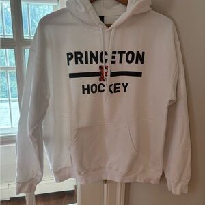 Gildan White Princeton Hockey Sweater